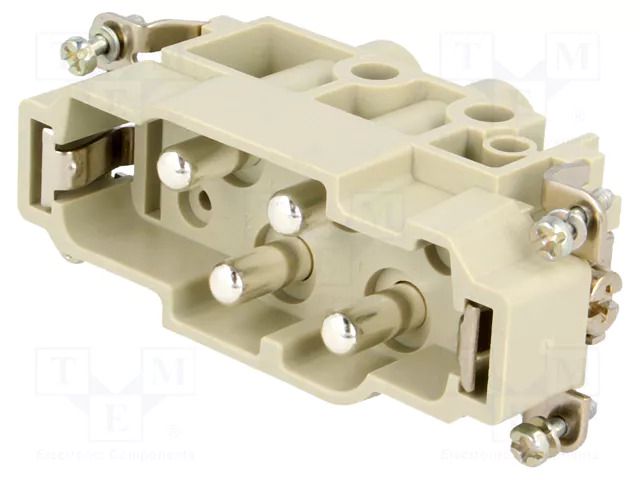 Connector: HDC; contact insert; male; 80A; 830V; PIN: 4; size 16B HARTING 09380062611