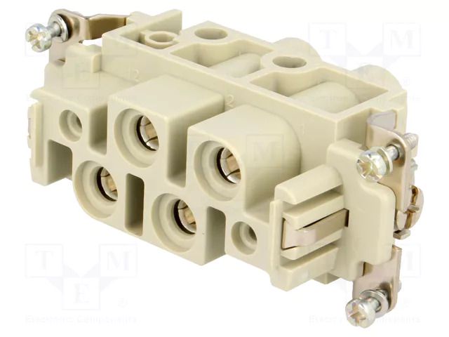 Connector: HDC; contact insert; female; 80A; 830V; PIN: 4; size 16B HARTING 09380062711