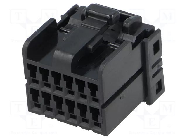 Connector: wire-board; plug; female; .040 MULTILOCK; PIN: 12; black TE Connectivity 174045-2