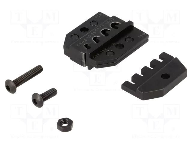 Crimping jaws; non-insulated terminals; 0.5÷1mm2,1.5÷2.5mm2 TE Connectivity 539758-2
