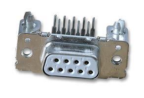 SOCKET, D, R/A, 9WAY, 4-40UNC 8-1393480-1