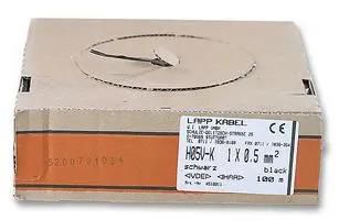WIRE, H07V-K, BLACK, 6MM, 100M 4520014