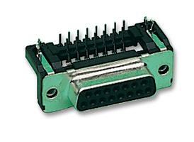 SOCKET, D, PCB, R/A, 15WAY 09 66 252 7611