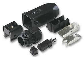 PLUG, CABLE, DATA, RJ45, 3A, PLASTIC 09 45 125 1100