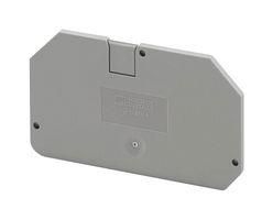 END COVER, 62.8 X 2.2 X 36MM, GREY 1329515