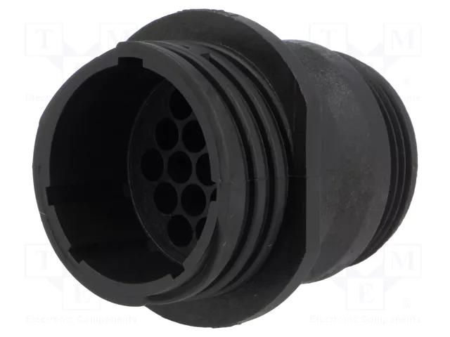 Connector: circular; plug; male; PIN: 16; w/o contacts; for cable TE Connectivity CPC-0-0183077-1