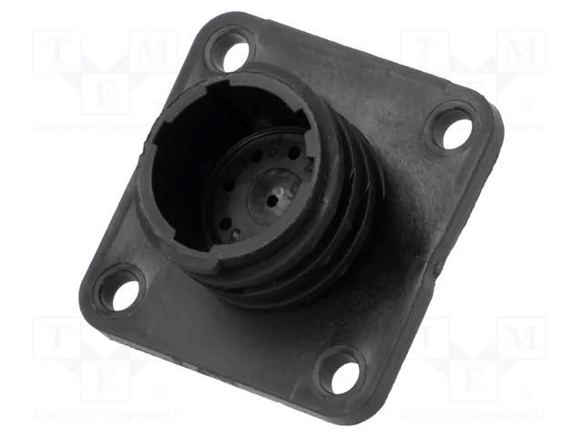 Connector: circular; socket; male; PIN: 9; w/o contacts; size 11 TE Connectivity CPC-206486-1