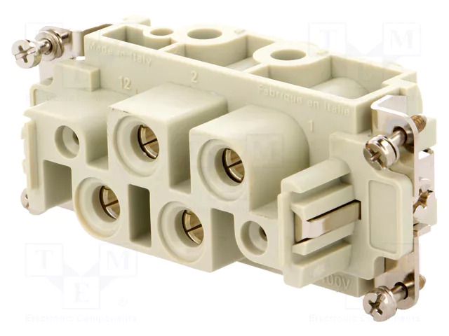 Connector: HDC; contact insert; female; CX; PIN: 4; 80A; 600V; 4+PE ILME CXF4/2