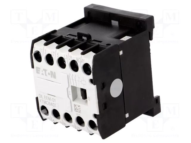Contactor: 3-pole; NO x3; Auxiliary contacts: NC; 230VAC; 6.6A EATON ELECTRIC DILEEM-01-230VAC