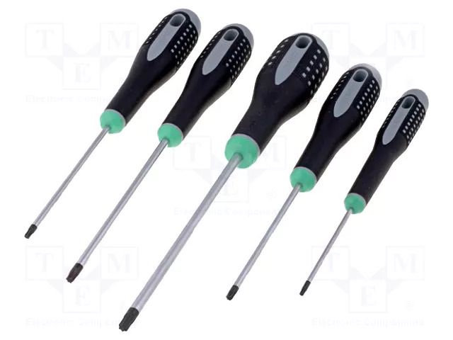 Kit: screwdrivers; Torx; Kind of handle: Ergo; 5pcs. BAHCO SA.BE9885