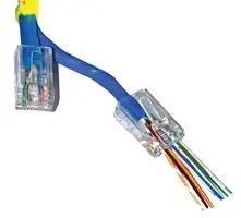 CAT5 RJ12 MODULAR PLUG, 6 POSITION, 1 PORT 300566EZ