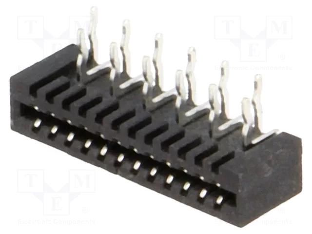 Connector: FFC/FPC; angled 90°; PIN: 12; Non-ZIF; THT; tinned; 20mΩ CONNFLY DS1020-04-12BRT1