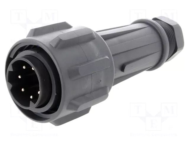 Connector: circular; plug; male; PIN: 7; 16A; 430V; EXPlora; IP68 BULGIN EXP-0911/07/P
