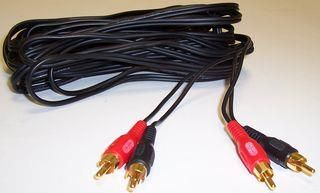 2X PHONO PLUGS TO PLUGS -10M PSG00239