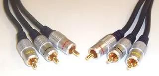 LEAD, HQ 3 X PHONO PLG-PLG, 2M JR9503/2M-ROHS