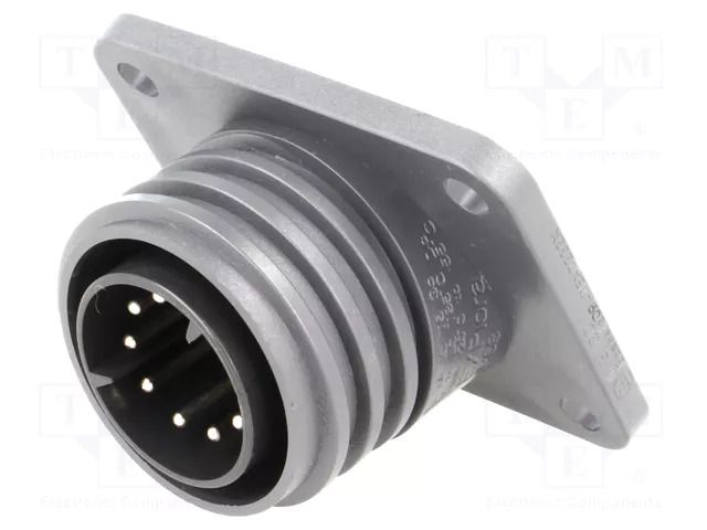 Connector: circular; socket; male; PIN: 10; 10A; 250V; EXPlora; IP68 BULGIN EXP-0941/10/P
