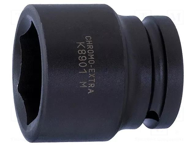 Socket; 6-angles,socket spanner,impact; HEX 24mm; 3/4"; steel BAHCO SA.K8901M-24
