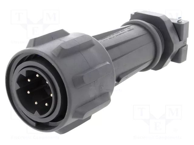 Connector: circular; plug; male; PIN: 7; 16A; 430V; EXPlora; IP68 BULGIN EXP-A911/07/P