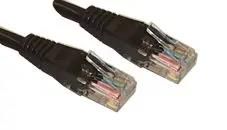PATCH CORD, RJ45 PLUG, CAT6, 0.2M, BLACK PS11310