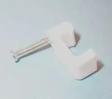CABLE CLIP, POLYETHYLENE, 10MM, WHITE CHF-10MM WHITE
