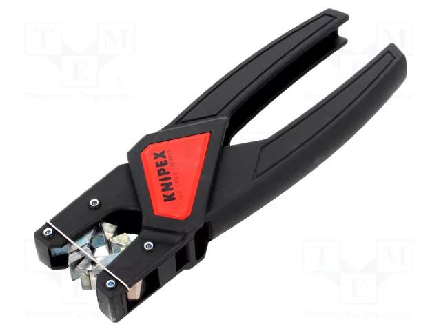 Stripping tool; 0.75÷2.5mm2; Wire: flat; 180mm; plastic KNIPEX KNP.1264180