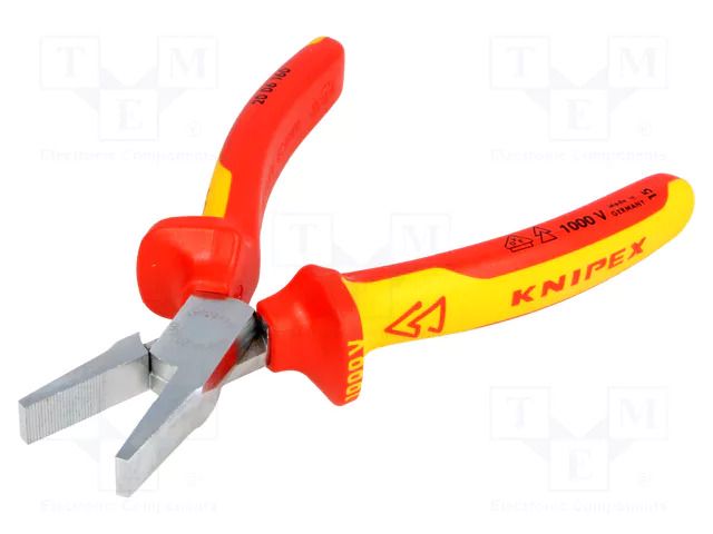 Pliers; insulated,flat; steel; 160mm KNIPEX KNP.2006160