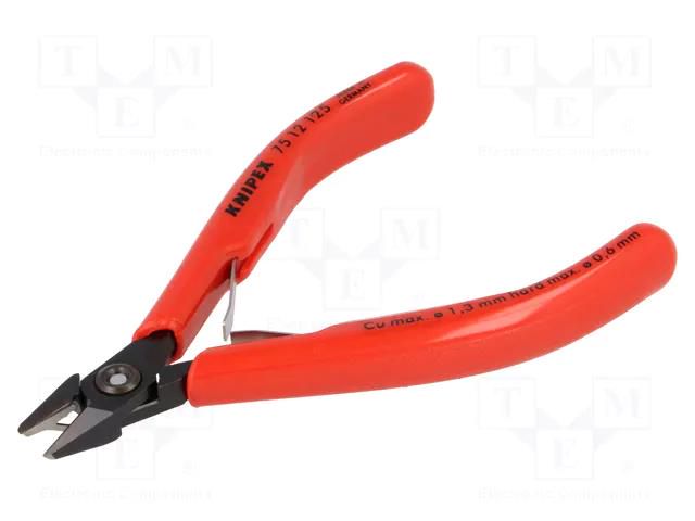 Pliers; side,cutting; 125mm; with side face KNIPEX KNP.7512125