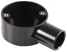 1 WAY TERMINAL BOX 25MM BLACK CJB25/2B