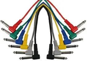 PATCH LEAD, JACK 300MM PK6 300MM PATCH LEADS