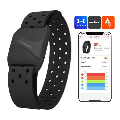 Armband Heart Rate Monitor Coospo HW807 compatibile with Strava , wahooo, mapmyfitness etc., Coospo HW807