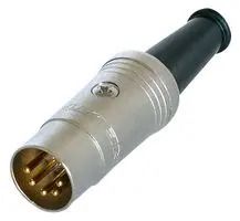 PLUG, DIN, GOLD, 5PIN NYS322G