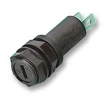 FUSE HOLDER, 5X20MM, SLOT KNOB, PANEL 3101.0020