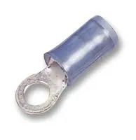 CRIMP TERMINAL, RING, 4MM, BLUE 320560