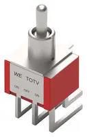 TOGGLE SW, DPDT, 1A, 30VDC, TH 472133020421