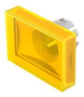 LENS, SWITCH, RECTANGULAR, YELLOW, FLUSH 51-903.4