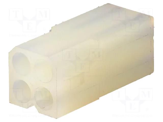 Connector: wire-wire/PCB; plug; male/female; PIN: 4; straight MOLEX MX-0309-1049