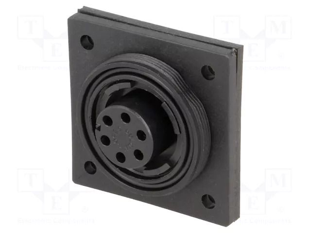 Connector: circular; socket; female; PIN: 6; 5A; 250V; IP68; UL94V-0 BULGIN PX0767/S