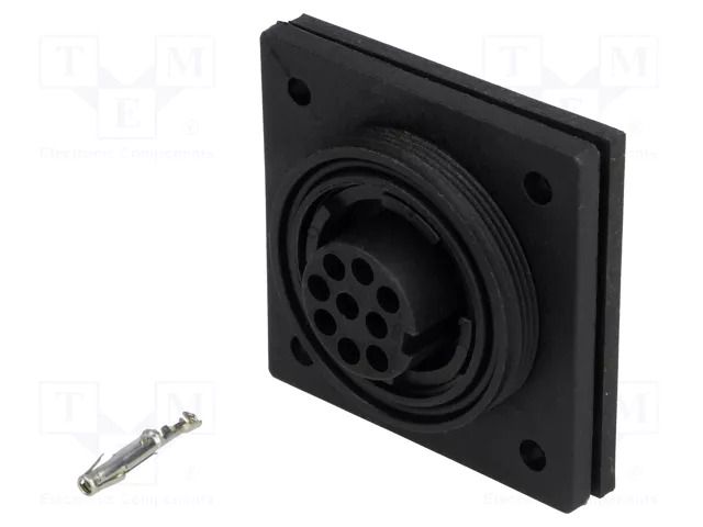 Connector: circular; socket; female; PIN: 9; 5A; 150V; IP68; UL94V-0 BULGIN PX0769/S
