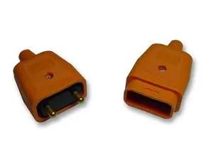 2 PIN IN-LINE CONNECTOR - ORANGE NC10/2 ORANGE