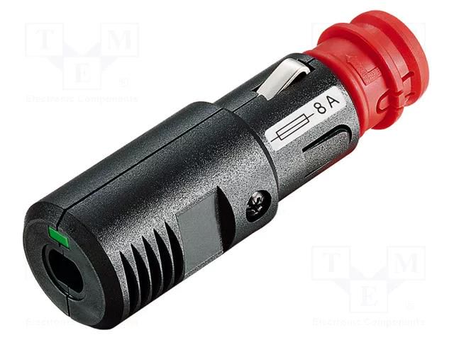 Cigarette lighter plug; screw terminal; Sup.volt: 12÷24VDC; 8A PRO CAR PROCAR-67722100