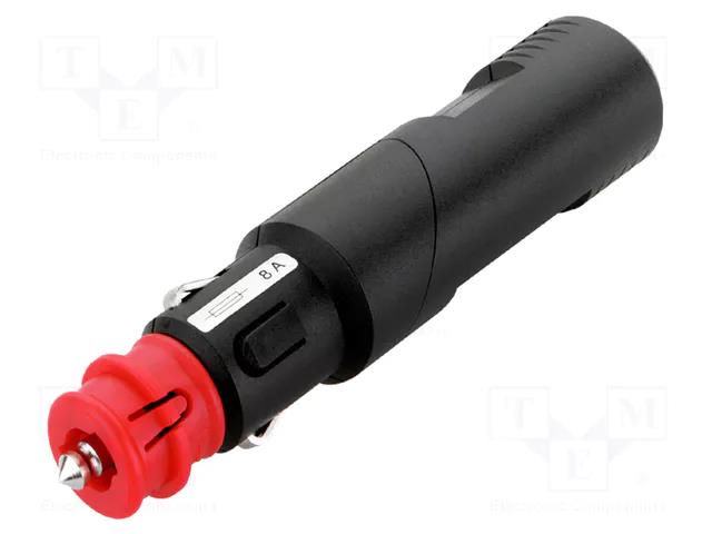 Cigarette lighter plug; screw terminal; Sup.volt: 12÷24VDC; 8A PRO CAR PROCAR-67742500