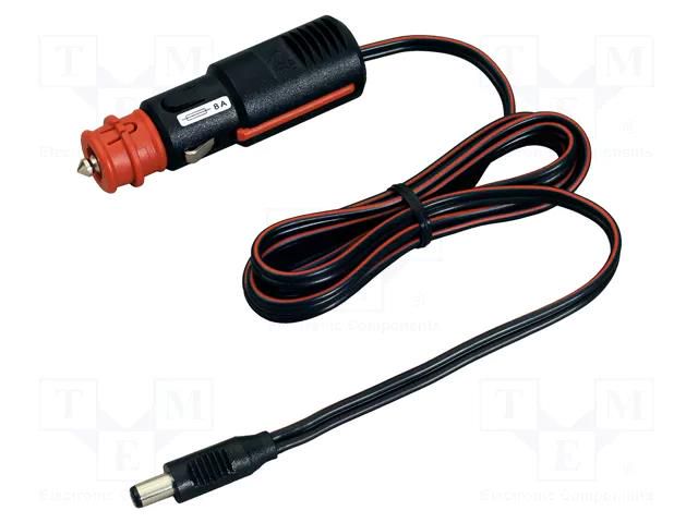 Automotive/main power supply; DC 5,5/2,1 plug; Sup.volt: 12VDC PRO CAR PROCAR-67864930