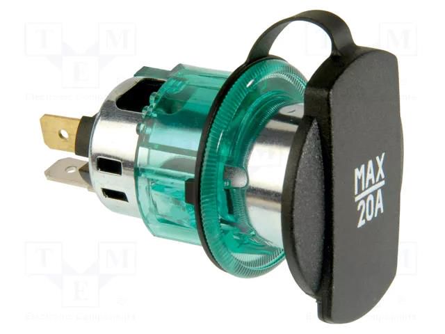 Car lighter socket; car lighter socket x1; Sup.volt: 12÷24VDC PRO CAR PROCAR-68140860