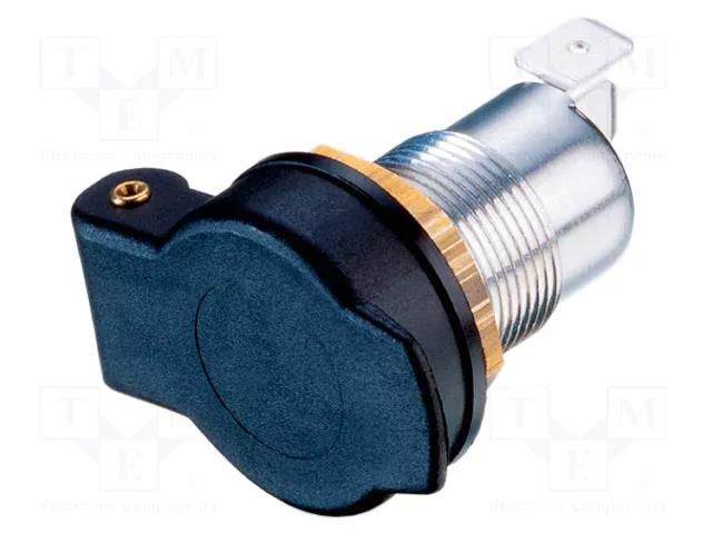 Car lighter socket; car lighter mini socket x1; 16A; black PRO CAR PROCAR-53114321
