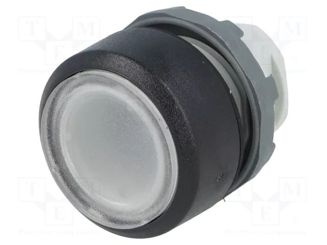 Switch: push-button; 22mm; Stabl.pos: 1; transparent; MLB-1; IP66 ABB MP1-11C