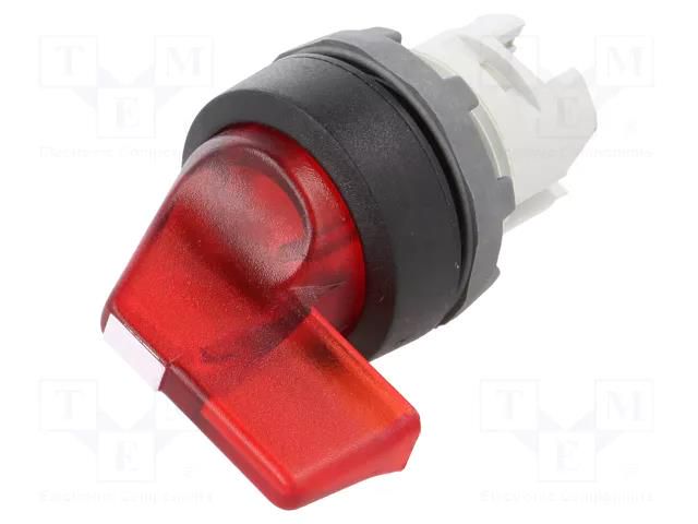 Switch: rotary; 22mm; Stabl.pos: 1; red; MLB-1; IP66; prominent; M2S ABB M2SS6-11R