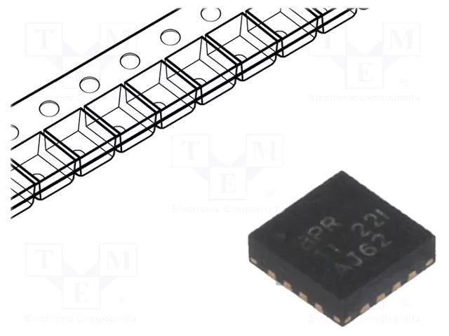 IC: driver; photo flash charger; VQFN16; -0.6÷13VDC TEXAS INSTRUMENTS TPS65560RGTT