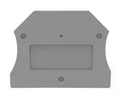 END COVER, 1.5MM WIDTH, GRY MP012905