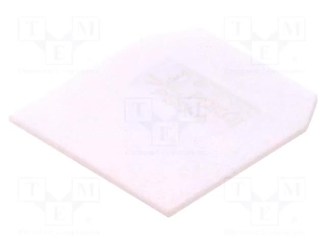 End/partition plate; white; Width: 1mm; polyamide; -25÷100°C POKÓJ PSU-4-WH