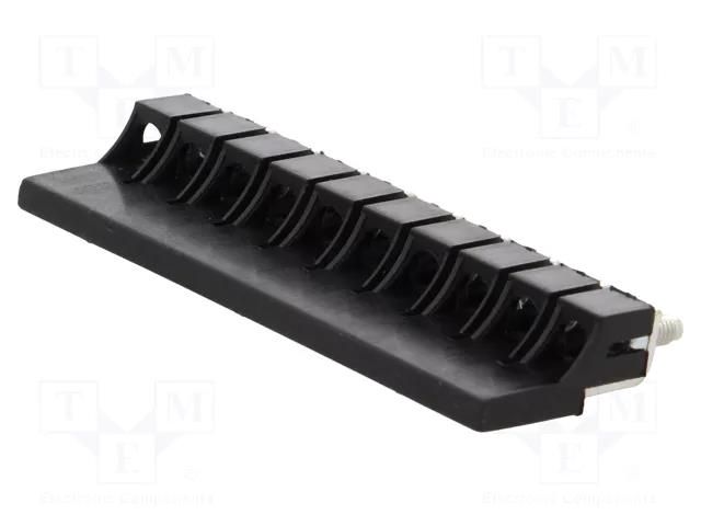 Screw bridge; black; ways: 10 POKÓJ ZKN-2.5-10-BK